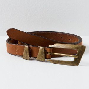 FREE PEOPLE We The Free Parker Leather Belt / Cognac